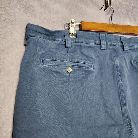 Duluth Flex Ballroom Shorts Mens 42 Relaxed Fit 9" Inseam Gusset Pockets Blue - Picture 9 of 16